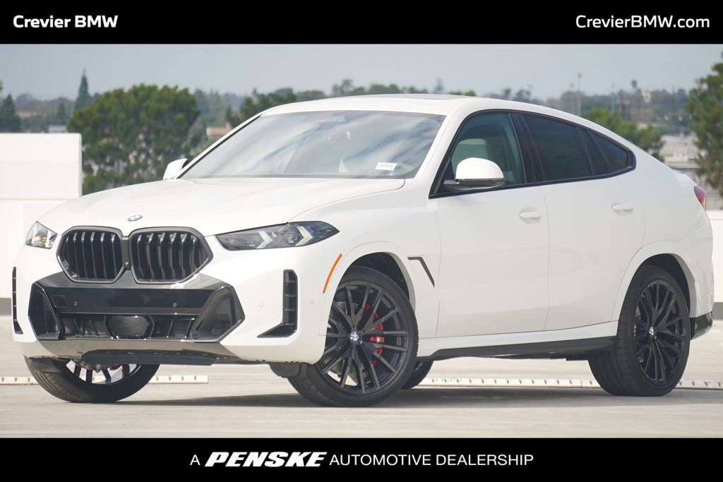 White Metallic 2026 BMW X6 SUV / Crossover All-Wheel Drive 8-Speed Automatic