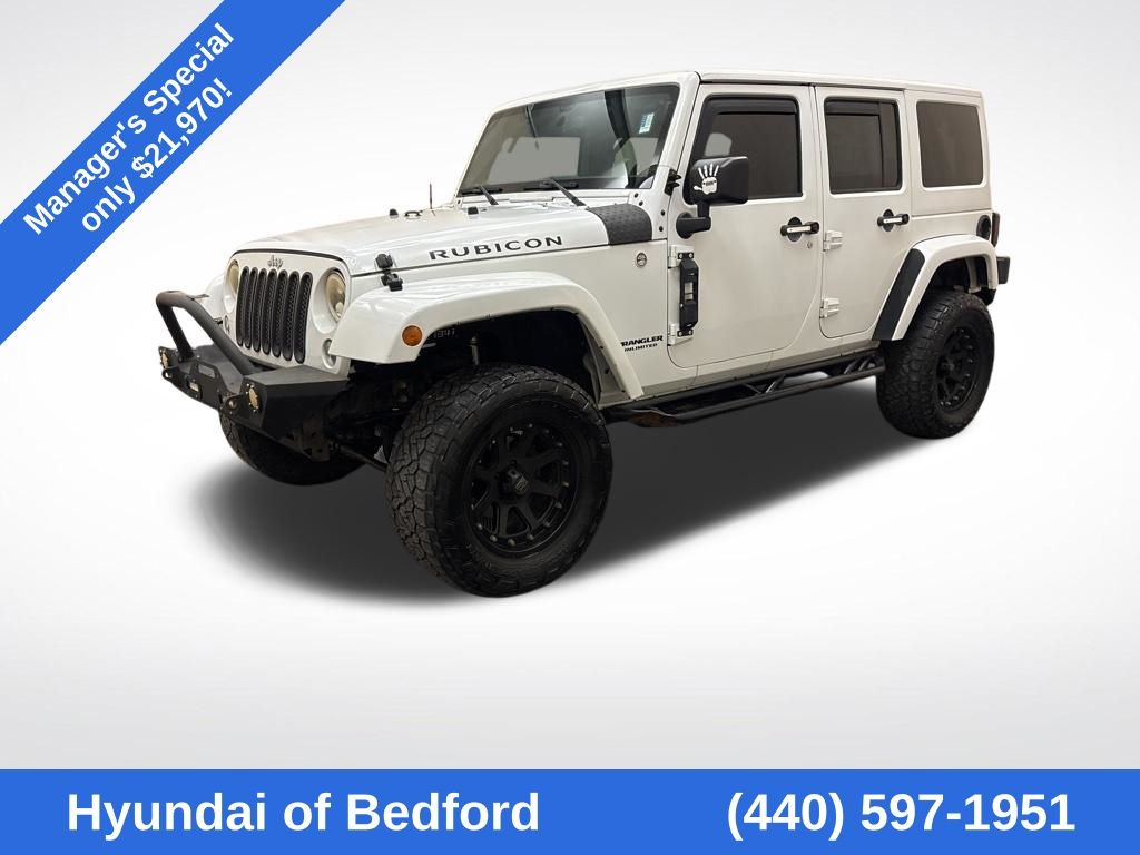 Bright White Clearcoat 2015 Jeep Wrangler Unlimited Rubicon 4WD SUV / Crossover Four-Wheel Drive 6-Speed Manual