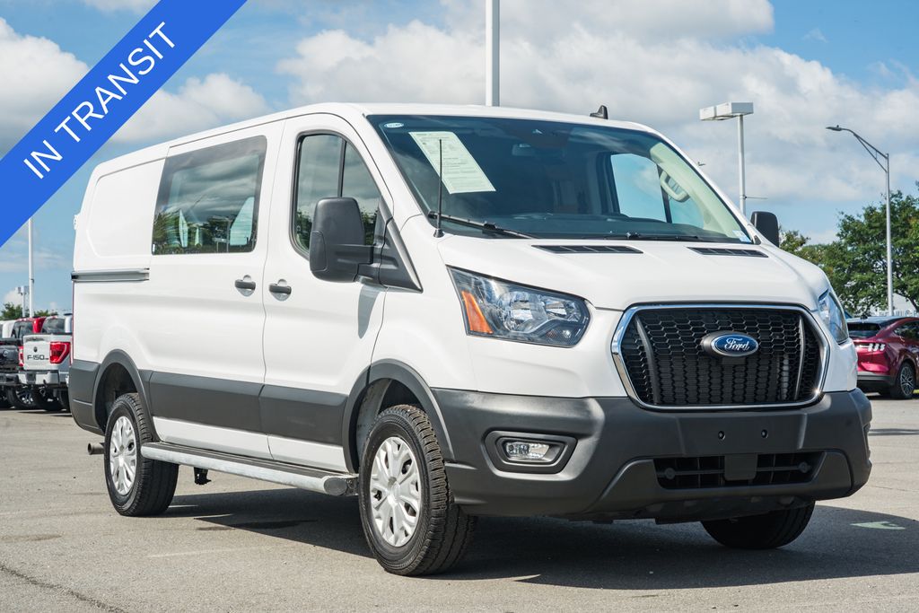 Oxford White 2025 Ford Transit Cargo Van Rear-Wheel Drive