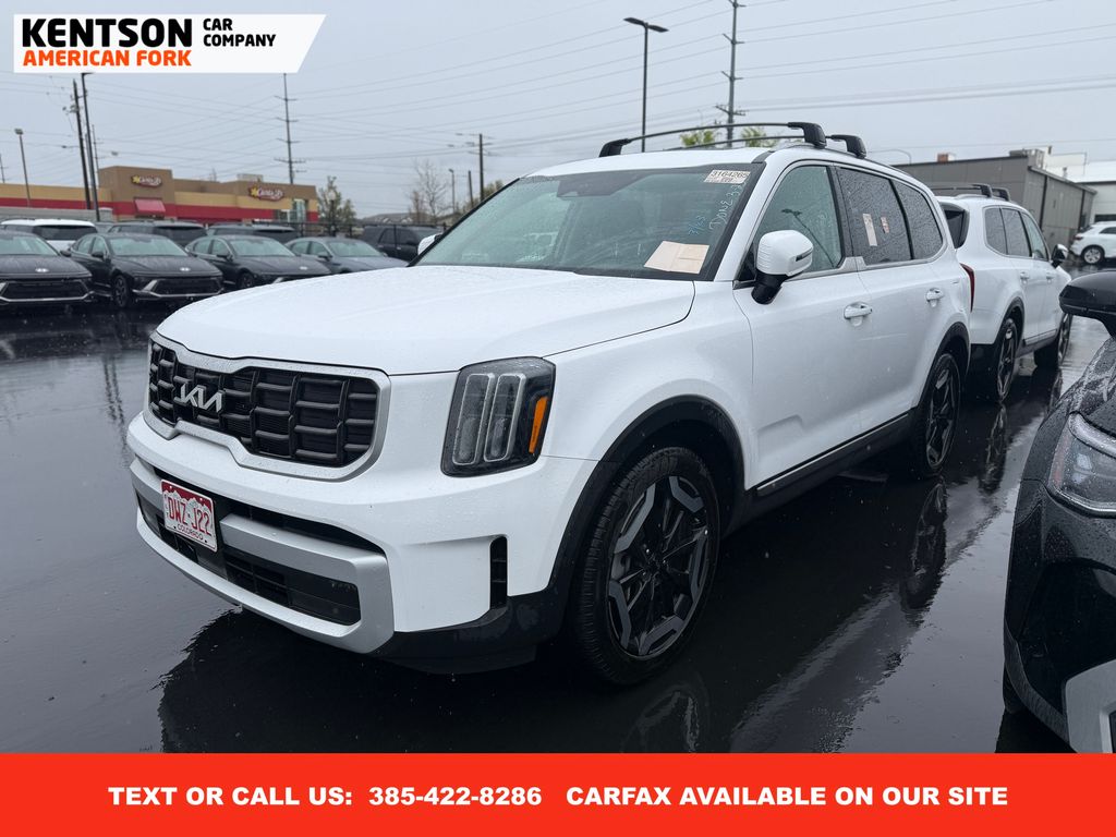 Glacial White Pearl 2025 Kia Telluride S AWD SUV / Crossover All-Wheel Drive 8-Speed Automatic