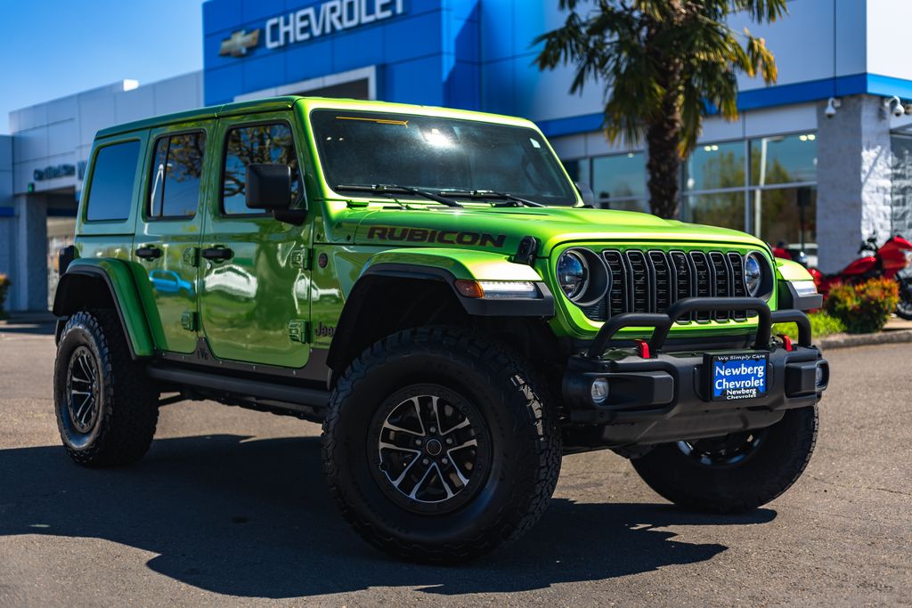 Mojito Clearcoat 2025 Jeep Wrangler Rubicon X 4-Door 4WD SUV / Crossover Four-Wheel Drive 8-Speed Automatic