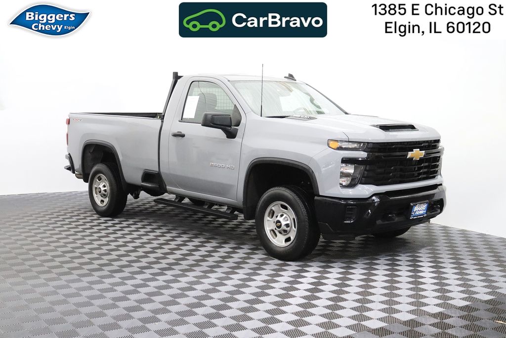 Slate Gray Metallic 2024 Chevrolet Silverado 2500HD Pickup Truck Four-Wheel Drive Automatic