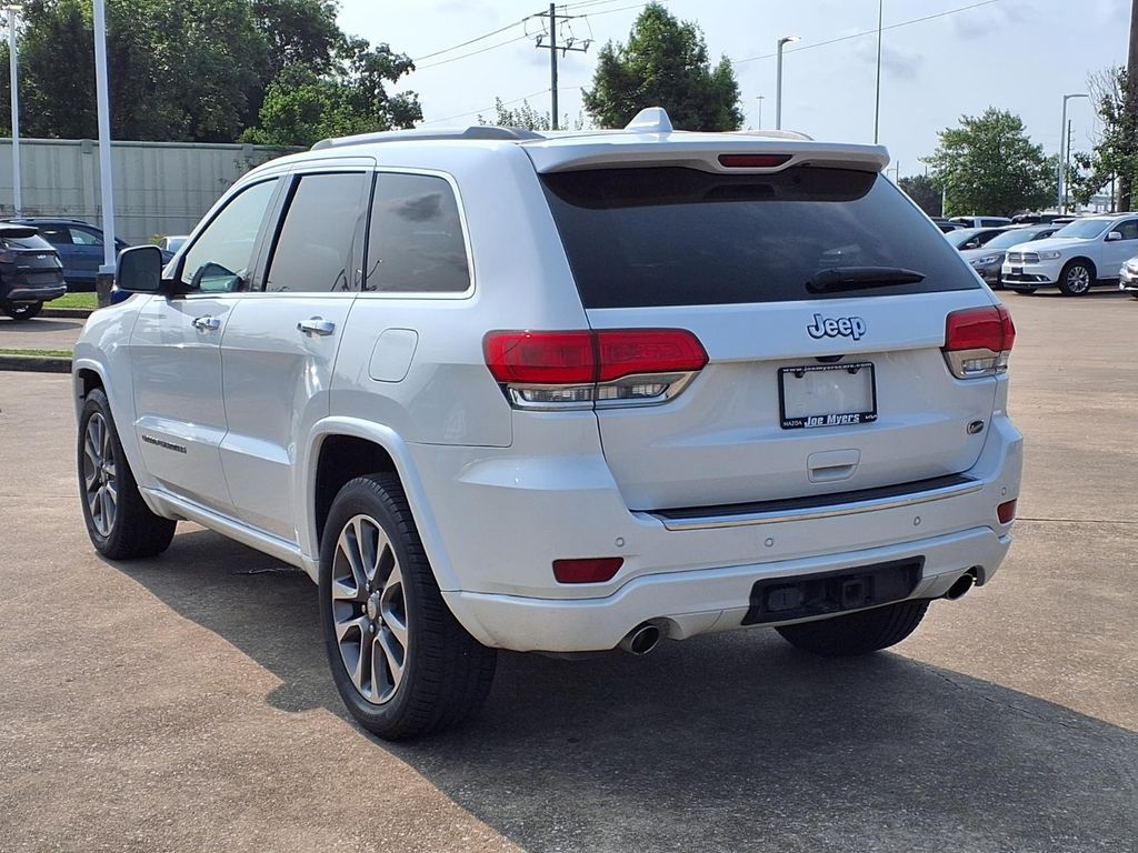 2017 Jeep Grand Cherokee Overland White at Bayway Cadillac of The Woodlands