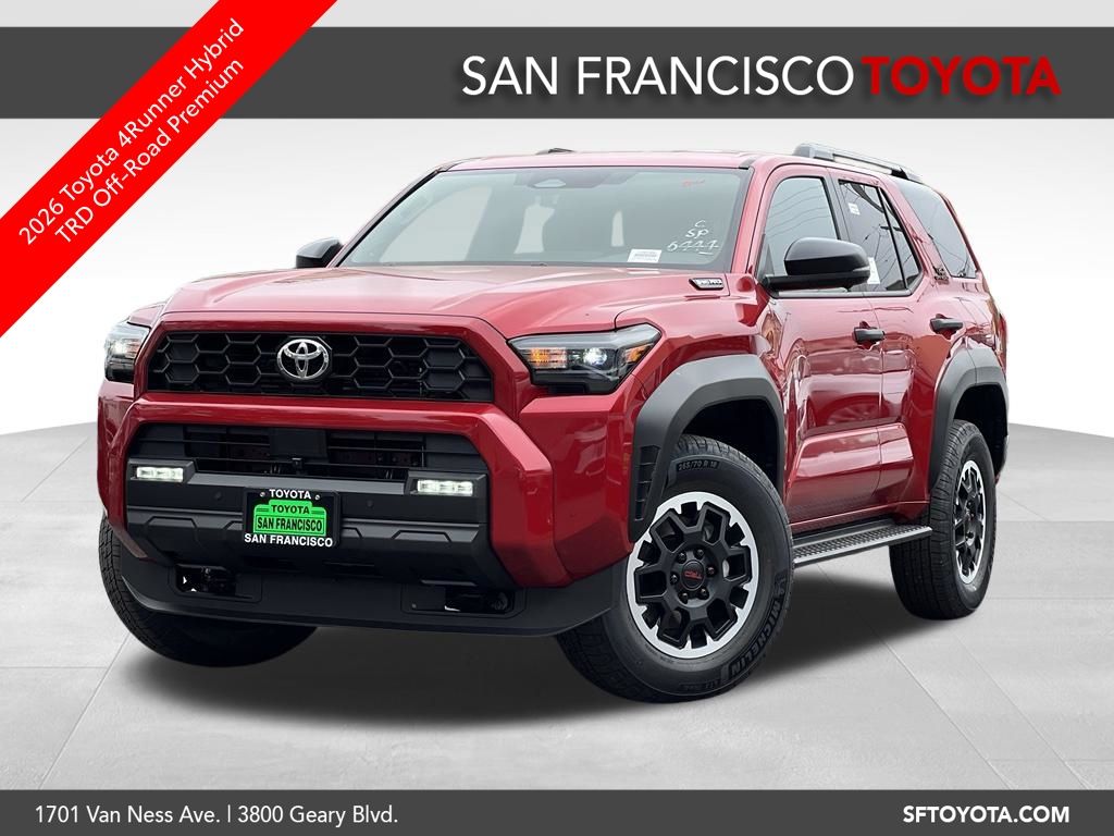Red 2026 Toyota 4Runner SUV / Crossover Four-Wheel Drive 8-Speed Automatic