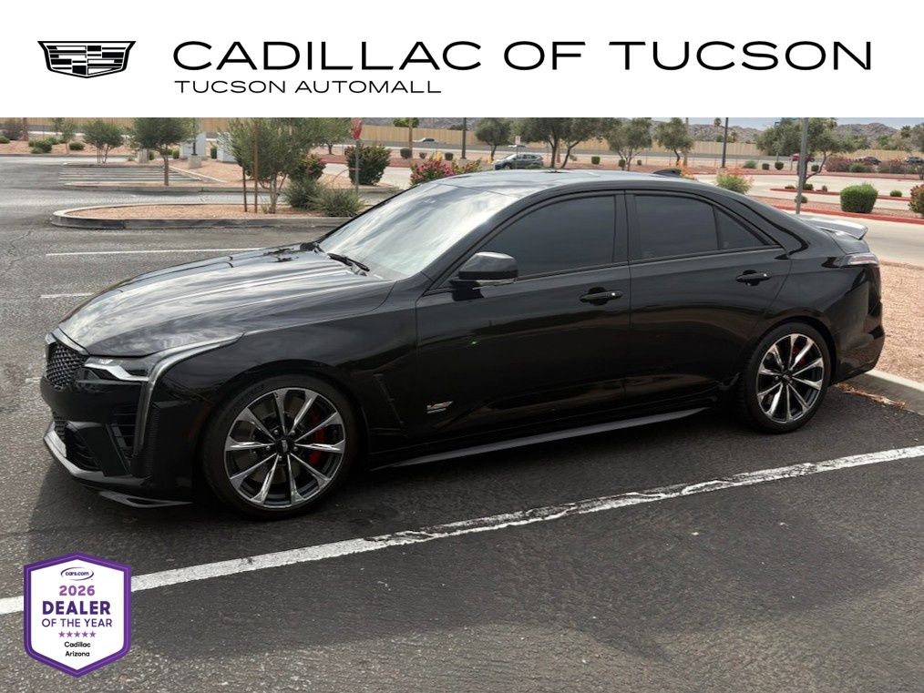 Black Raven 2022 Cadillac CT4-V Blackwing Sedan Rear-Wheel Drive Automatic