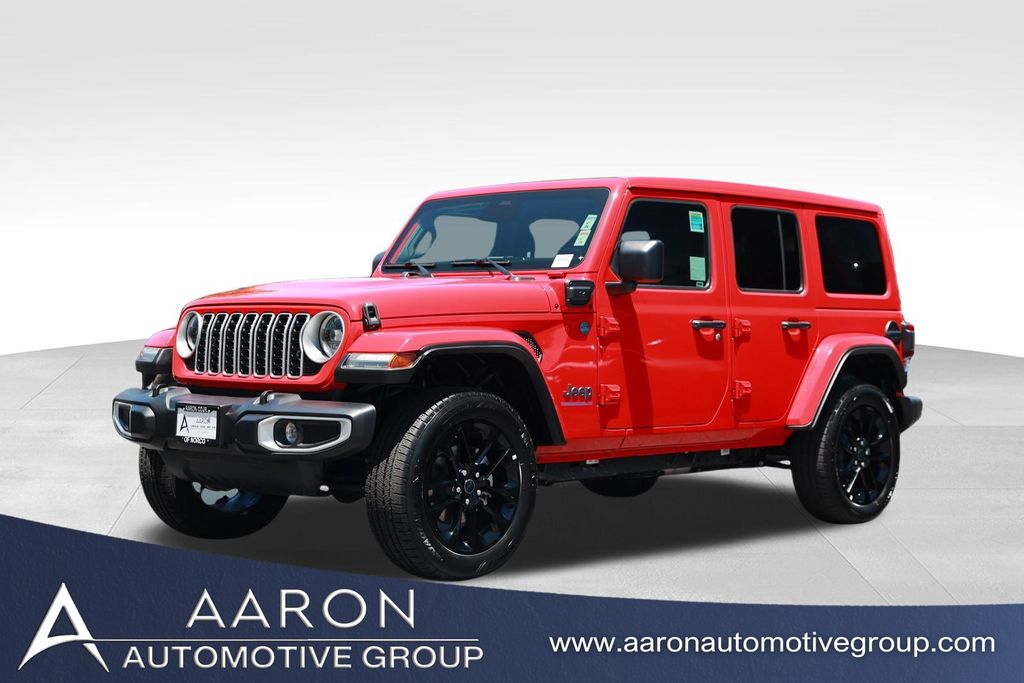 Red Clearcoat 2025 Jeep Wrangler 4xe SUV / Crossover Four-Wheel Drive 8-Speed Automatic