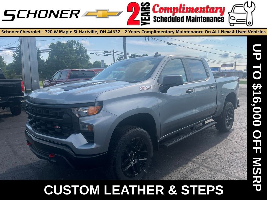 Sterling Gray Metallic 2026 Chevrolet Silverado 1500 Pickup Truck Four-Wheel Drive 8-Speed Automatic