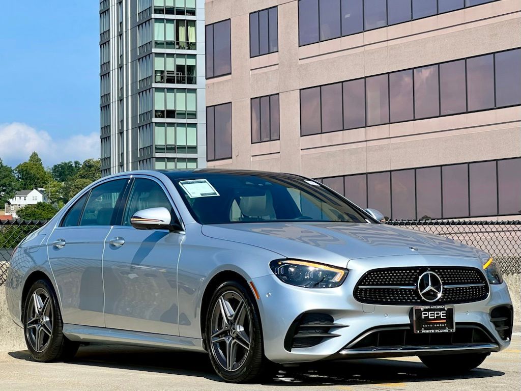 Cirrus Silver Metallic 2023 Mercedes-Benz E-Class Sedan All-Wheel Drive 9-Speed Automatic