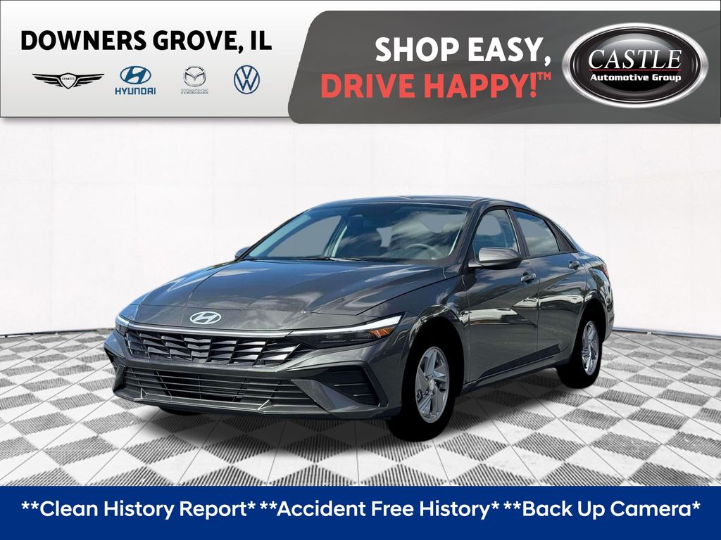 Amazon Gray 2026 Hyundai Elantra Sedan Front-Wheel Drive Continuously Variable Transmission
