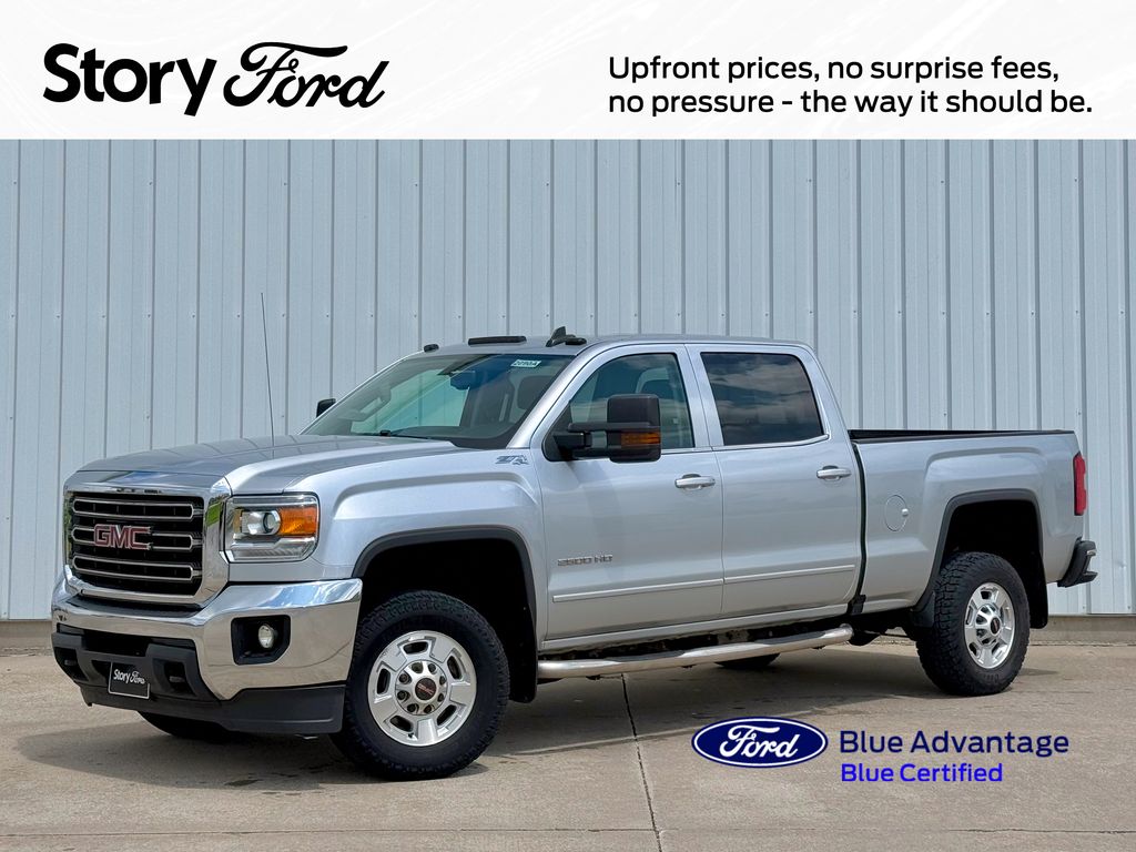 Quicksilver Metallic 2017 GMC Sierra 2500HD Pickup Truck Four-Wheel Drive 6-Speed Automatic Overdrive