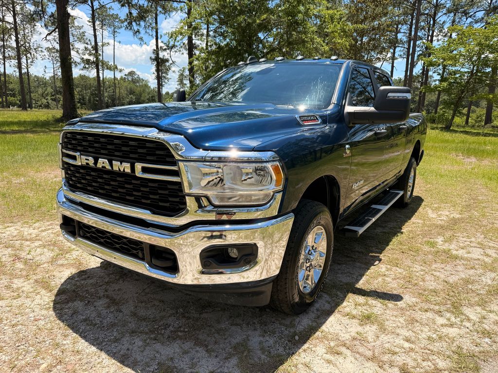 Patriot Blue Pearlcoat 2023 RAM 2500 Pickup Truck Four-Wheel Drive 6-Speed Automatic
