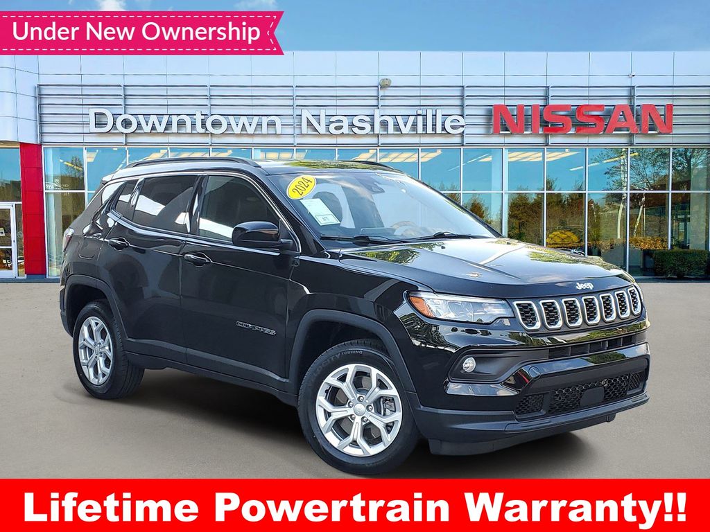 Diamond Black 2024 Jeep Compass SUV / Crossover Four-Wheel Drive 8-Speed Automatic