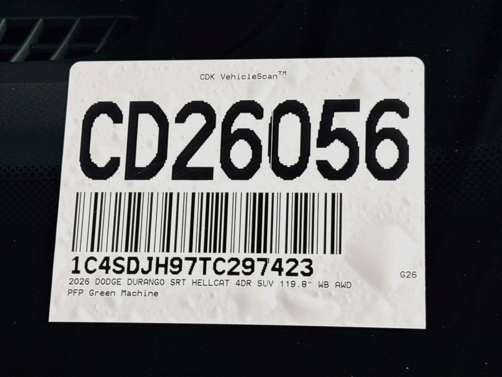 2026 Dodge Durango SRT Hellcat