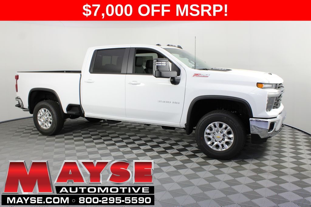 Summit White 2026 Chevrolet Silverado 3500HD Pickup Truck Four-Wheel Drive Automatic