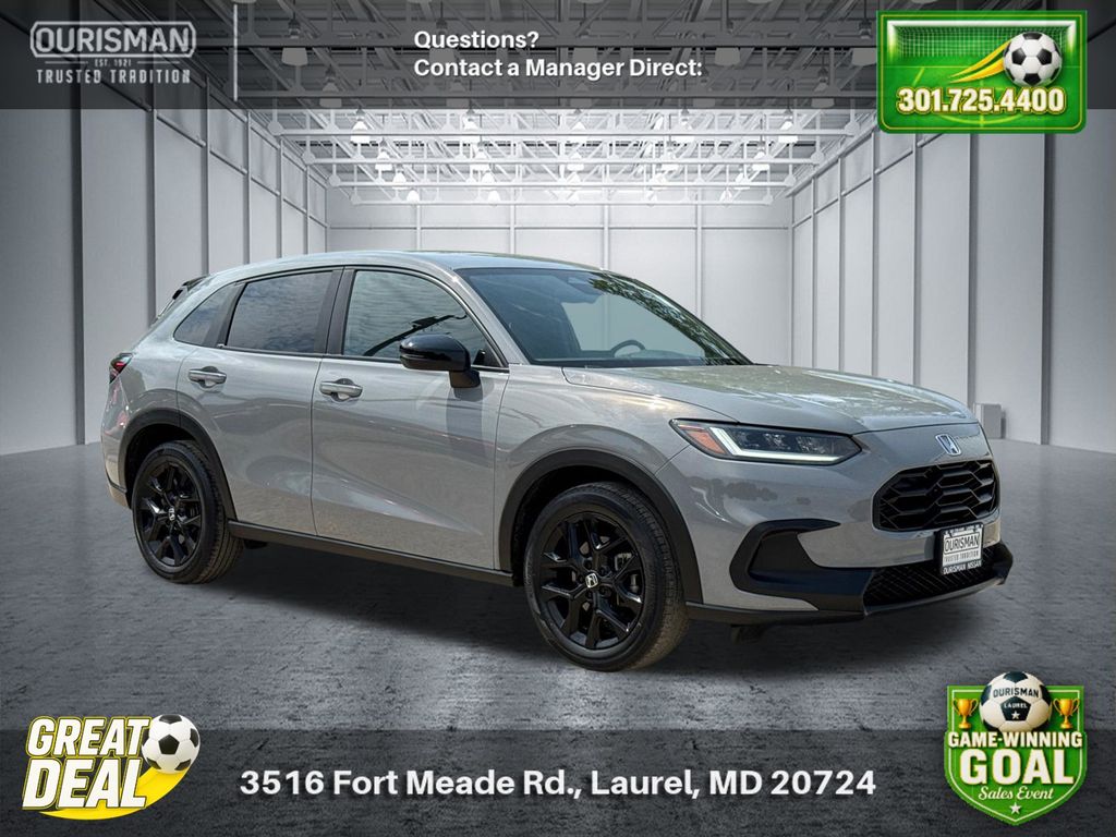 Urban Gray Pearl 2023 Honda HR-V SUV / Crossover All-Wheel Drive Continuously Variable Transmission