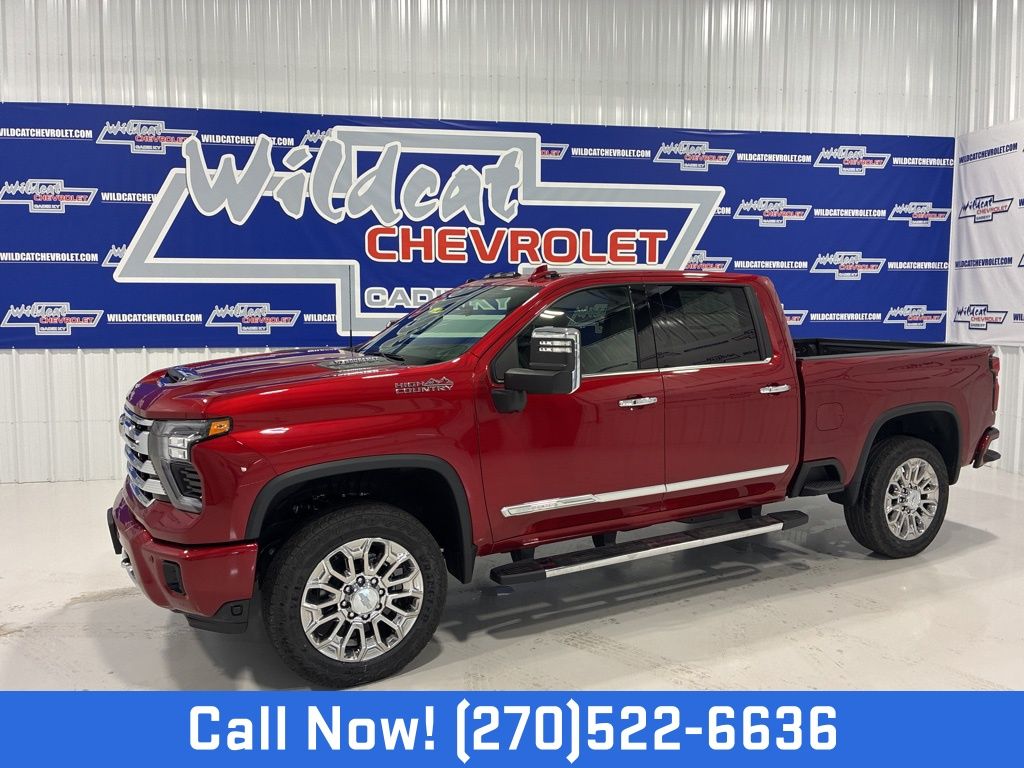 Radiant Red Tintcoat 2026 Chevrolet Silverado 2500HD High Country Crew Cab 4WD Pickup Truck Four-Wheel Drive Automatic