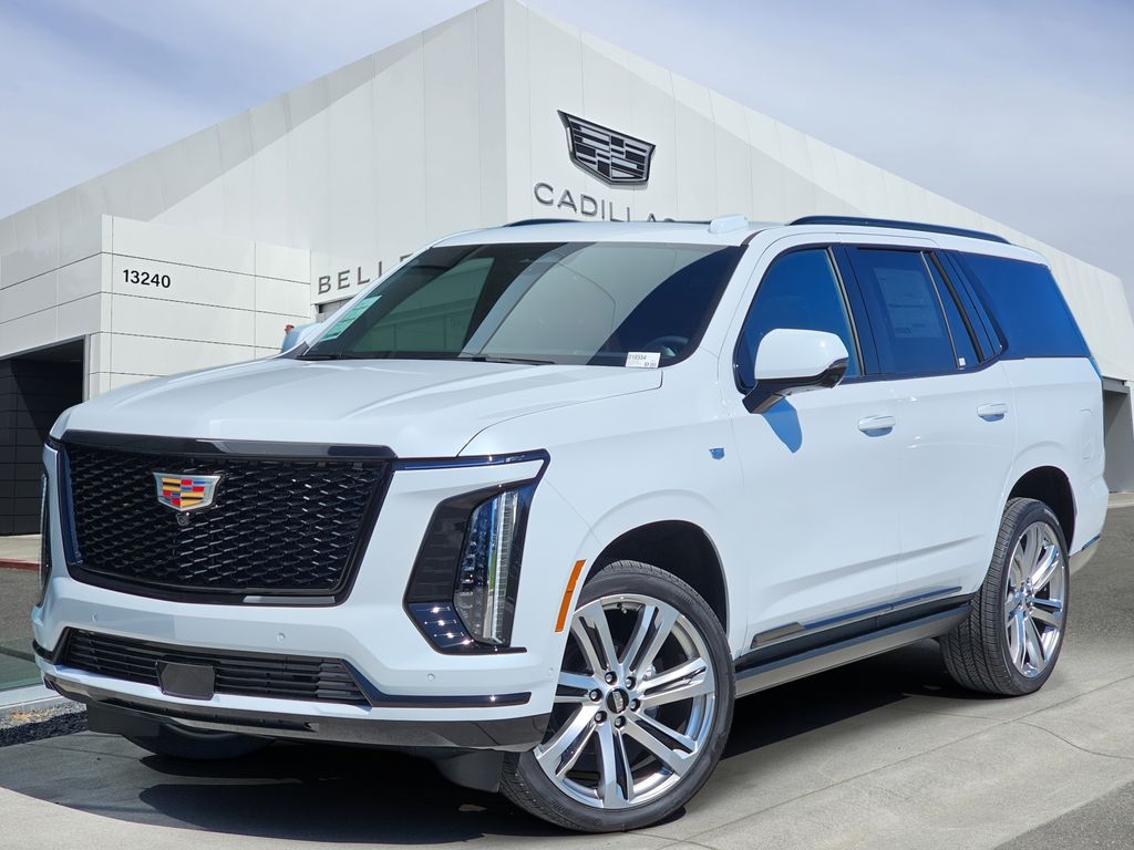 Vibrant White Tricoat 2026 Cadillac Escalade Sport 4WD SUV / Crossover Four-Wheel Drive