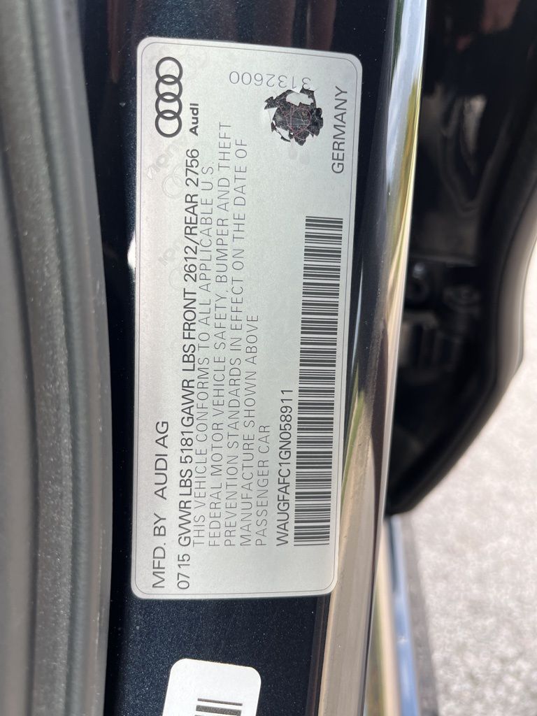 2016 Audi A6 Premium Plus 8
