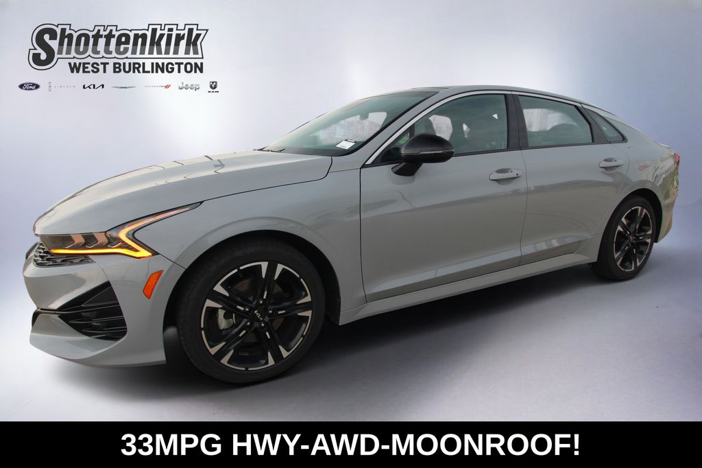 Wolf Gray 2024 Kia K5 Sedan Front-Wheel Drive 8-Speed Automatic