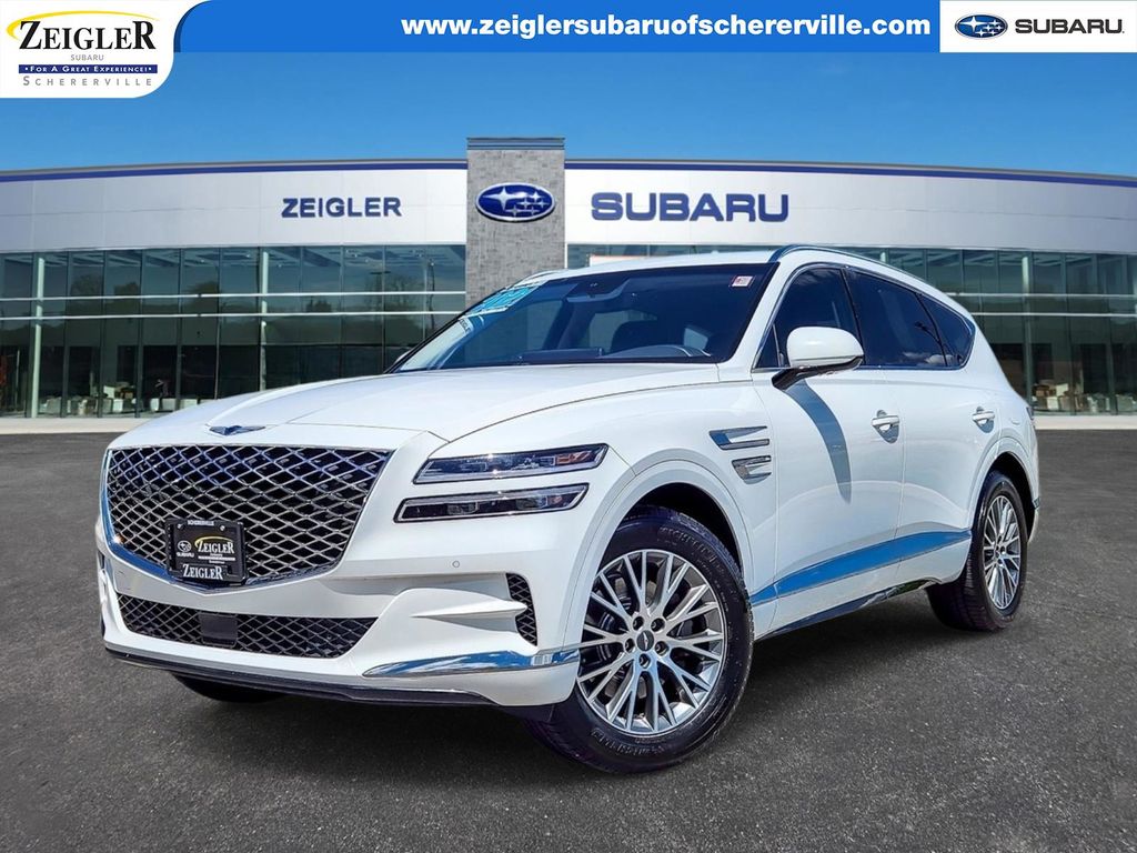 Alta White 2021 Genesis GV80 SUV / Crossover Rear-Wheel Drive 8-Speed Automatic