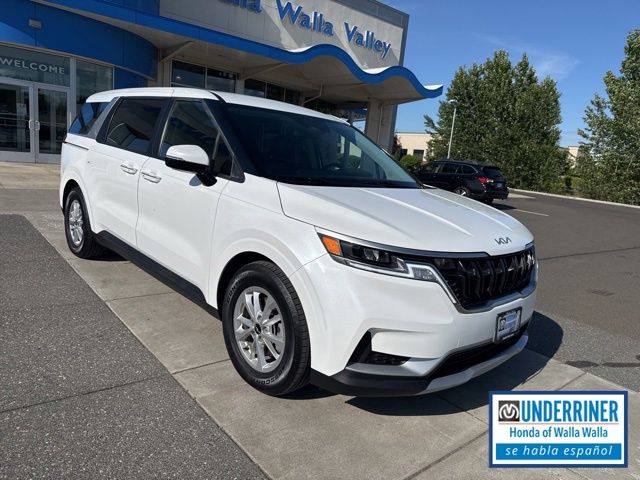 Snow White Pearl 2024 Kia Carnival Minivan Front-Wheel Drive 8-Speed Automatic