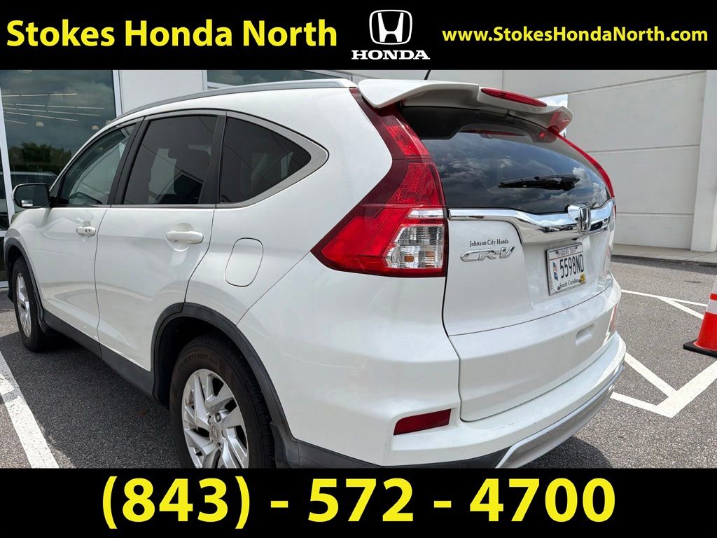 2015 Honda CR-V EX-L White at Stokes Honda North