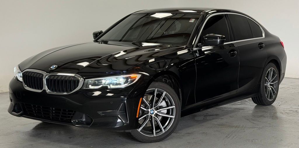 Black Sapphire Metallic 2022 BMW 3 Series Sedan All-Wheel Drive 8-Speed Automatic