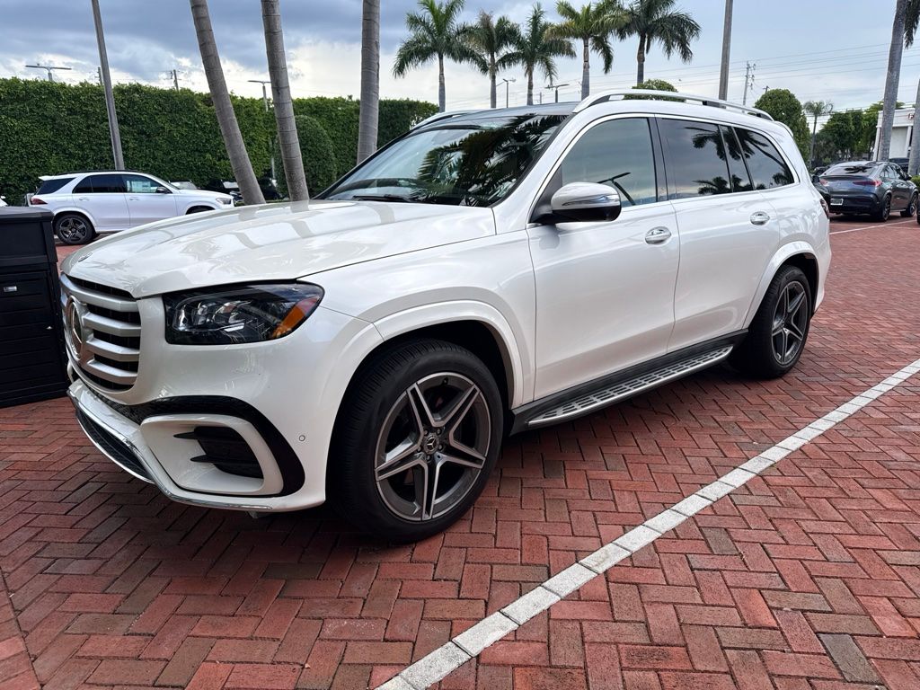 Certified Used 2024 White Mercedes-Benz GLS 450 image 2