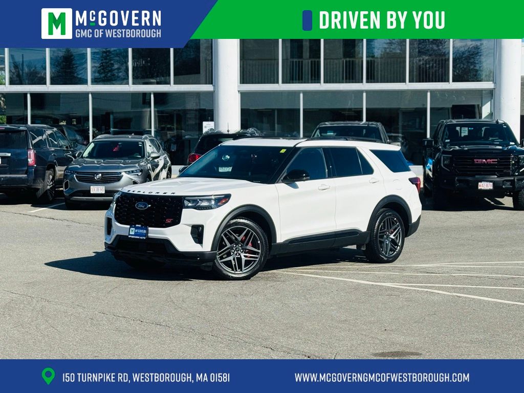 White 2025 Ford Explorer SUV / Crossover All-Wheel Drive Automatic