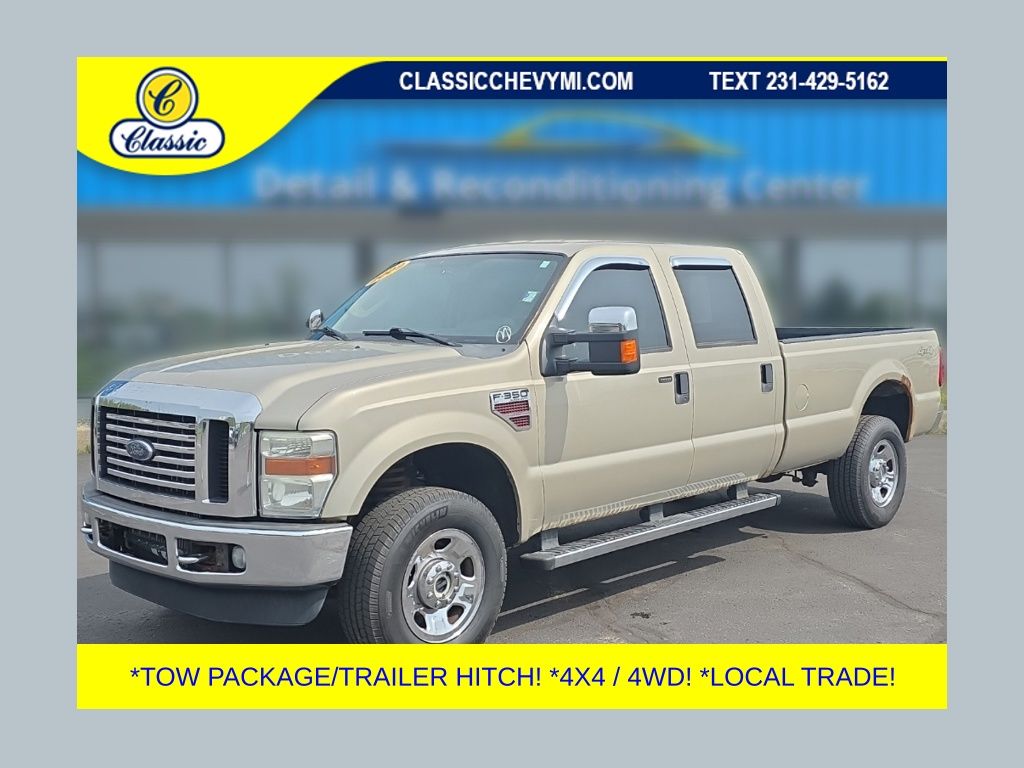 Brown (Tan) 2009 Ford F-350 Super Duty Pickup Truck Four-Wheel Drive 5-Speed Automatic Overdrive
