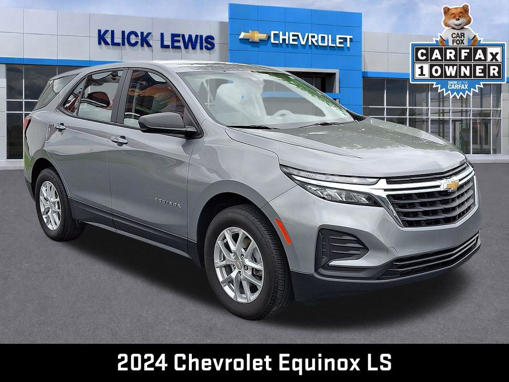 2024 Chevrolet Equinox LS Gray at Klick Lewis Buick Chevrolet