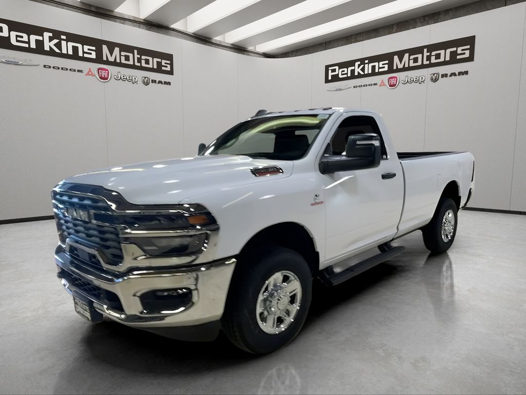 Bright White Clearcoat 2026 RAM 2500 Pickup Truck Four-Wheel Drive 8-Speed Automatic
