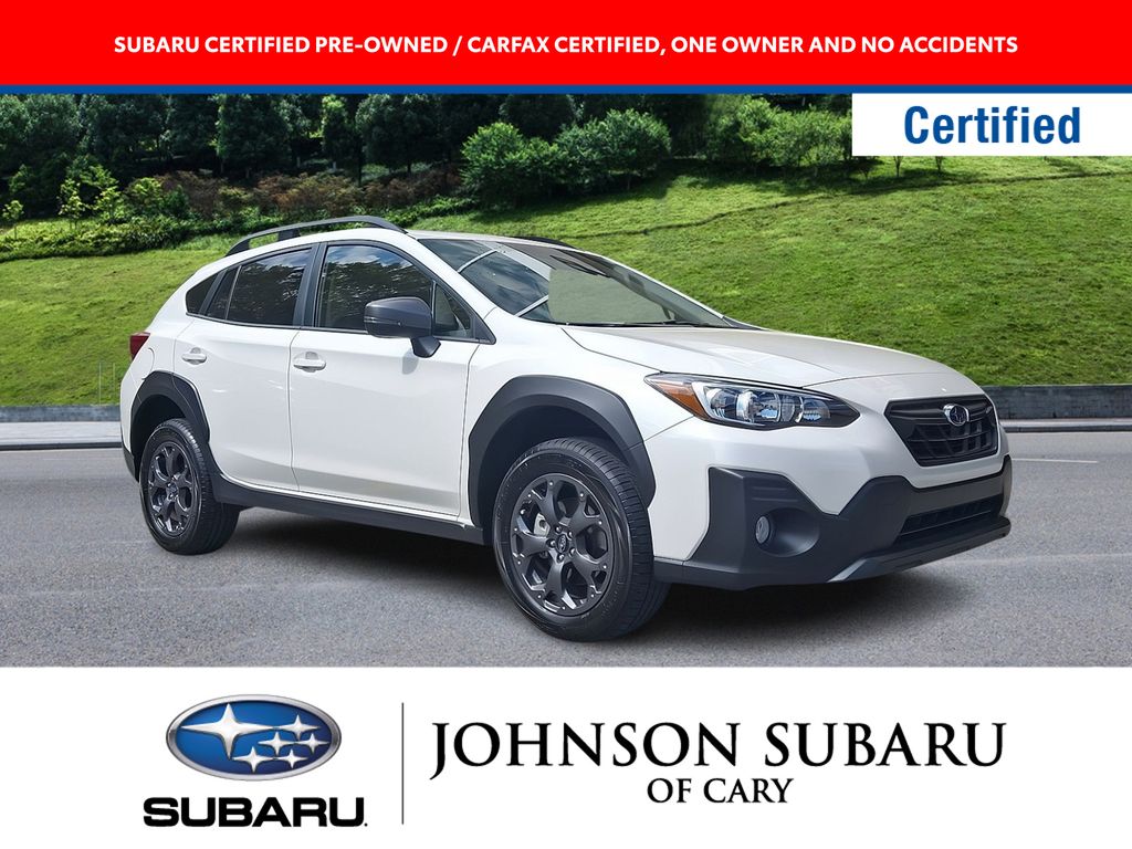 Crystal White Pearl 2023 Subaru Crosstrek Sport AWD SUV / Crossover All-Wheel Drive Continuously Variable Transmission