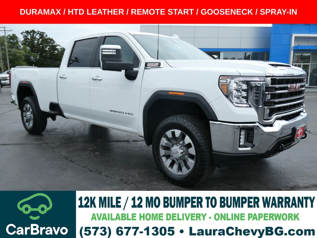Summit White 2023 GMC Sierra 3500HD Pickup Truck Four-Wheel Drive Automatic