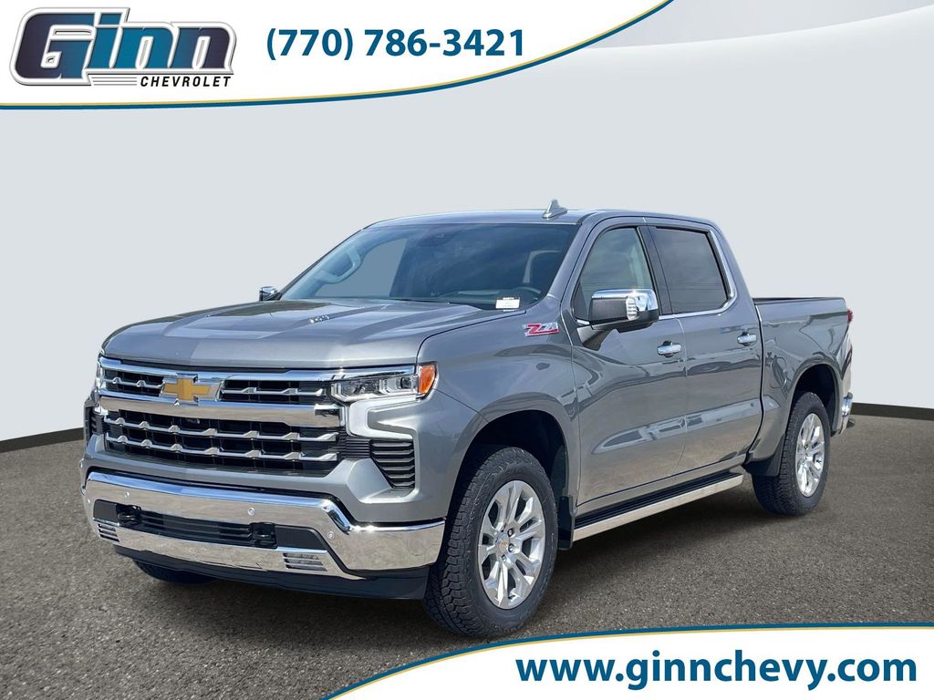 Sterling Gray Metallic 2026 Chevrolet Silverado 1500 Pickup Truck Four-Wheel Drive Automatic