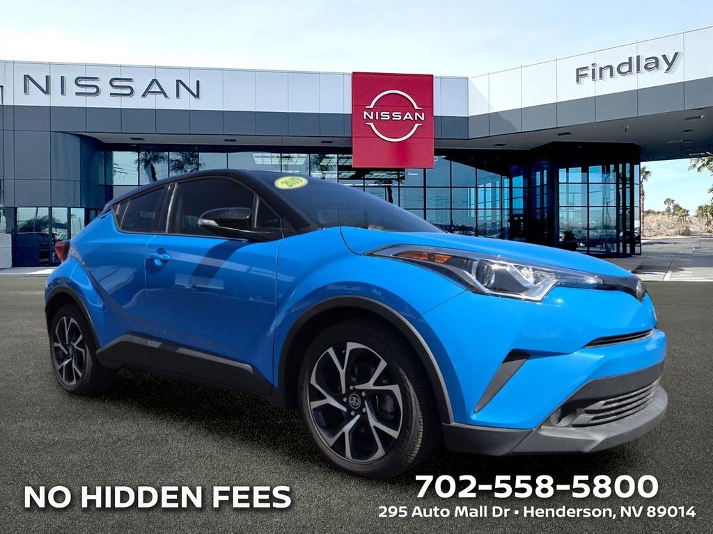 Blue Flame 2019 Toyota C-HR SUV / Crossover Front-Wheel Drive Continuously Variable Transmission