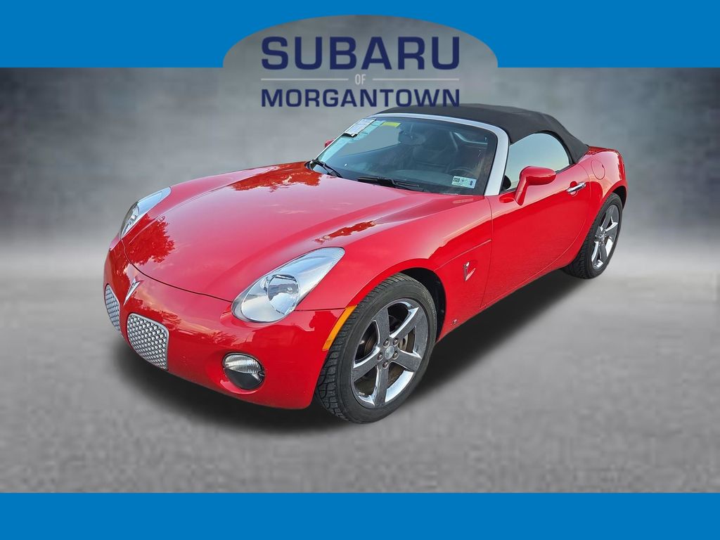 Aggressive (Victory Red) 2008 Pontiac Solstice Convertible Rear-Wheel Drive 5-Speed Automatic