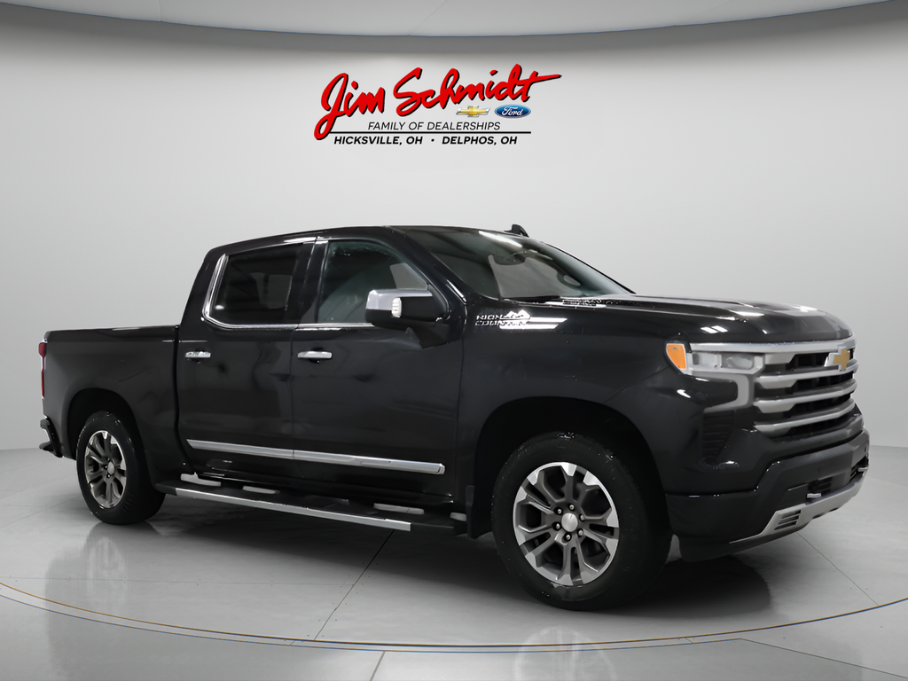 Black 2023 Chevrolet Silverado 1500 Pickup Truck Four-Wheel Drive Automatic