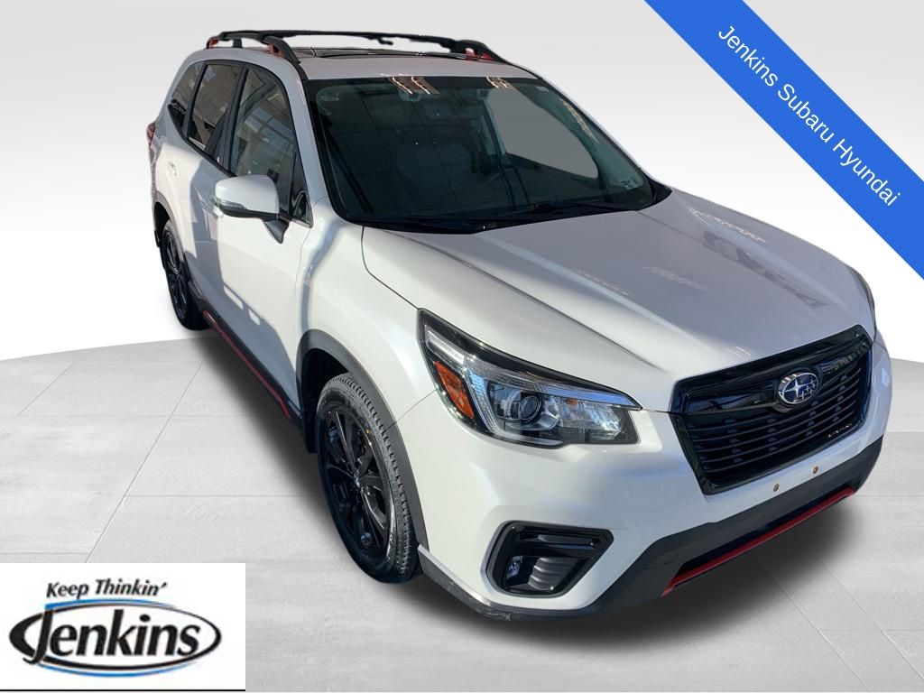 Crystal White Pearl 2019 Subaru Forester 2.5i Sport AWD SUV / Crossover All-Wheel Drive Continuously Variable Transmission