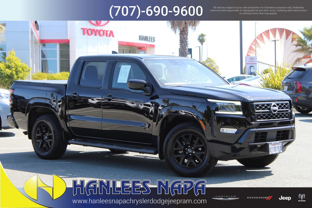 Super Black 2023 Nissan Frontier Pickup Truck 4X2 9-Speed Automatic