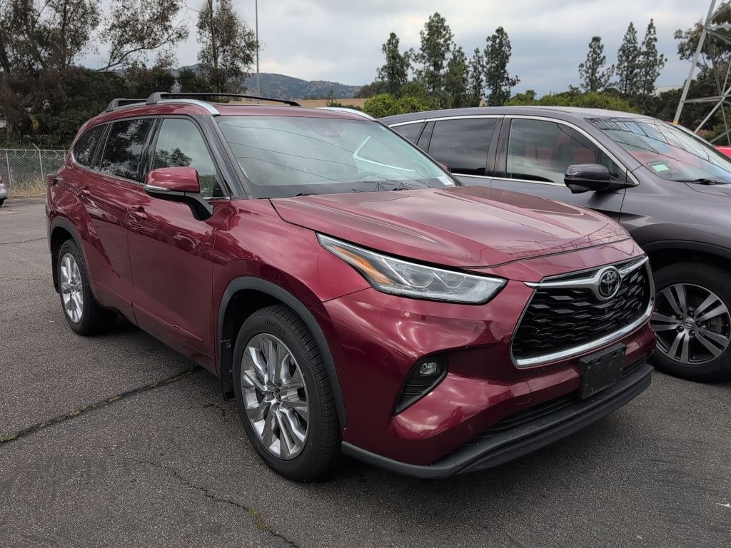 Red (Ruby Flare Pearl) 2021 Toyota Highlander Limited AWD SUV / Crossover All-Wheel Drive 8-Speed Automatic