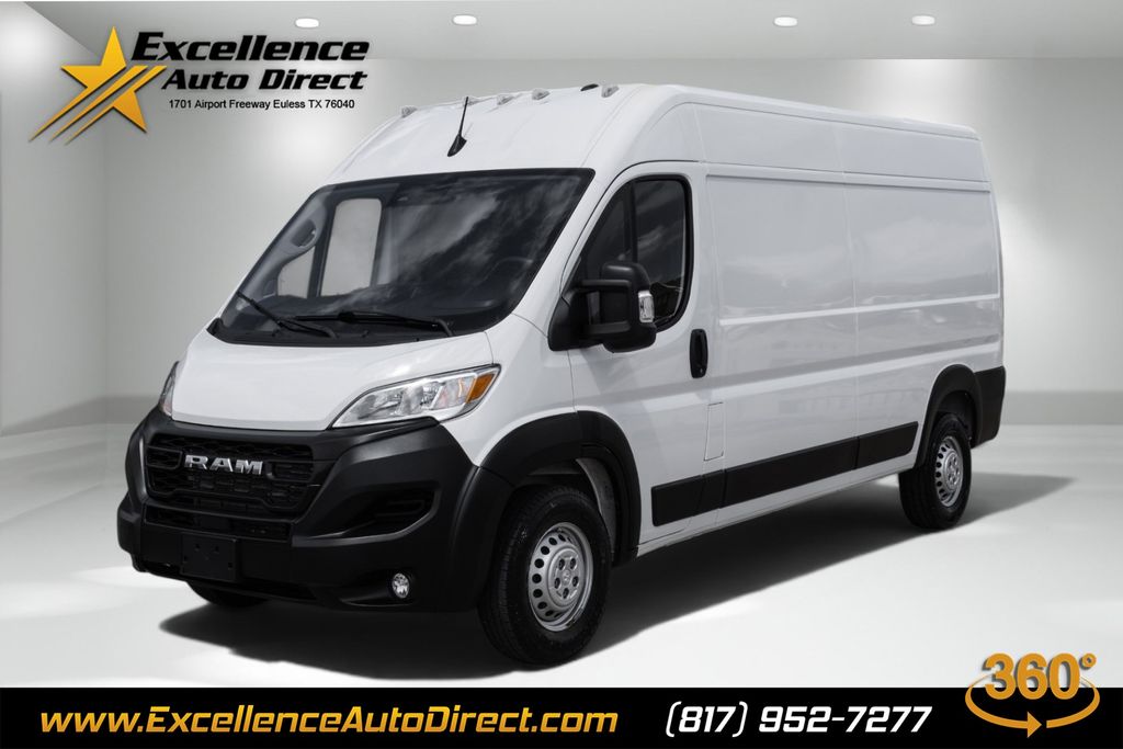 Bright White Clearcoat 2025 RAM ProMaster Van 9-Speed Automatic