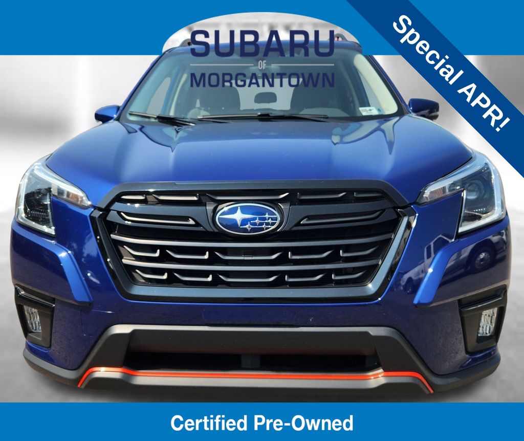 Sapphire Blue Pearl 2023 Subaru Forester SUV / Crossover All-Wheel Drive Continuously Variable Transmission