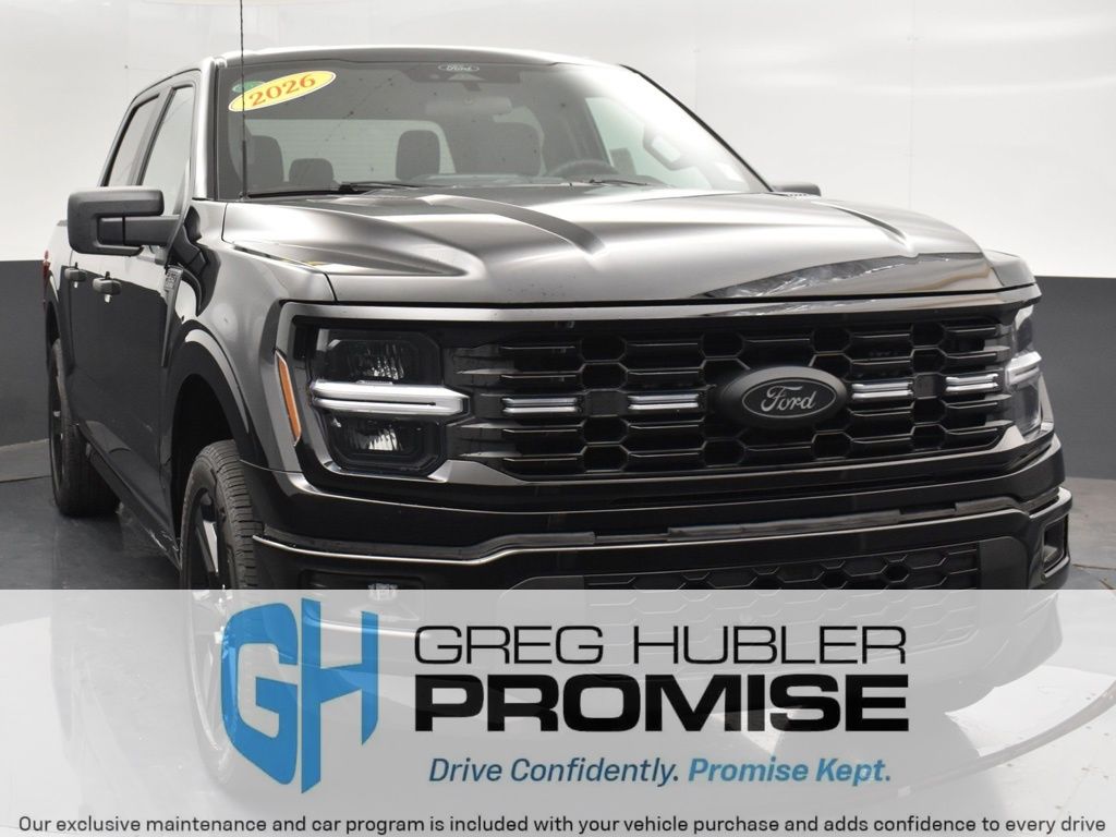 Agate Black Metallic 2026 Ford F-150 Pickup Truck Four-Wheel Drive Automatic
