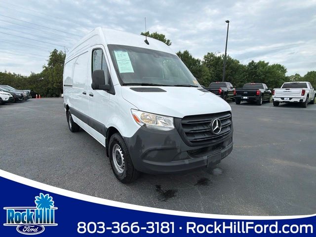 Gray White 2024 Mercedes-Benz Sprinter Cargo Van Rear-Wheel Drive 9-Speed Automatic