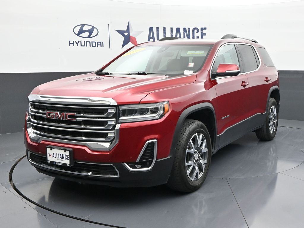 Volcanic Red 2023 GMC Acadia SUV / Crossover Front-Wheel Drive 9-Speed Automatic