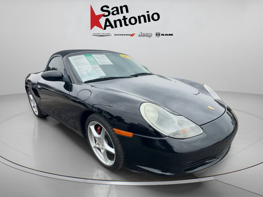 Black 2003 Porsche Boxster Convertible Rear-Wheel Drive 6-Speed Manual Overdrive