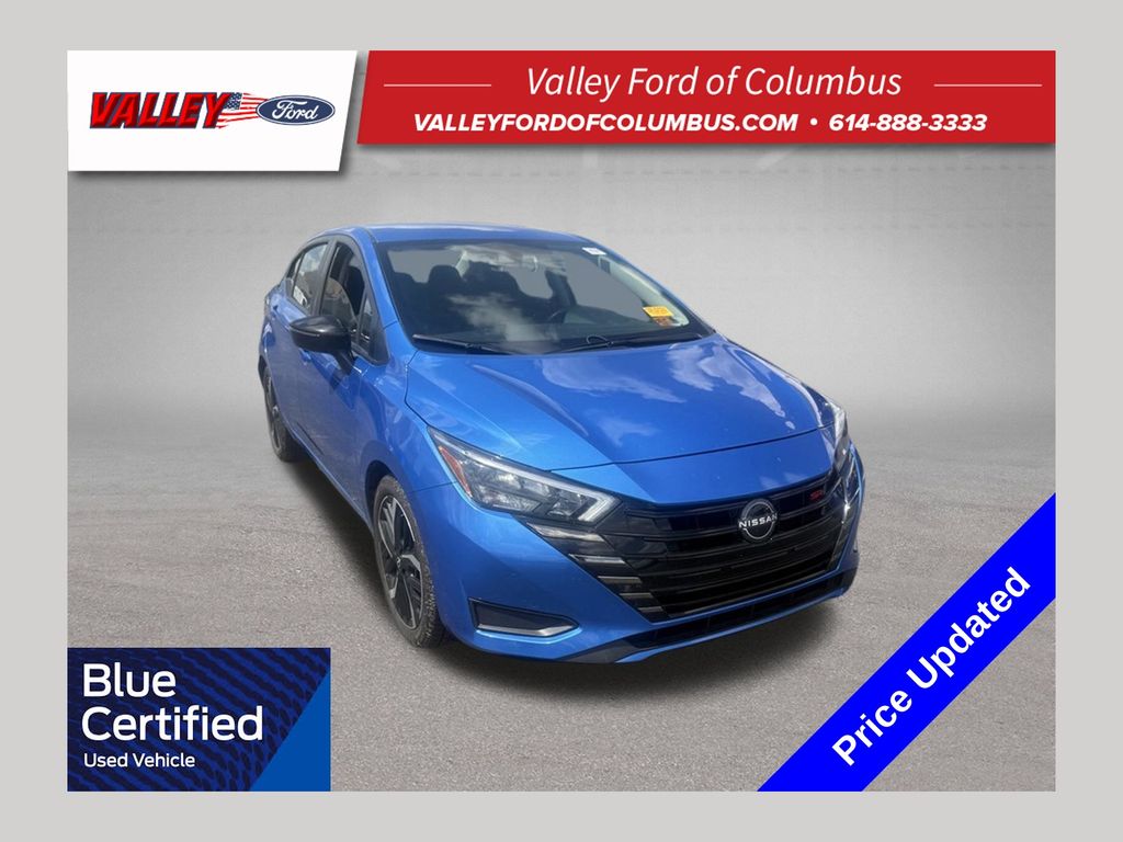Electric Blue Metallic 2024 Nissan Versa Sedan Front-Wheel Drive Continuously Variable Transmission