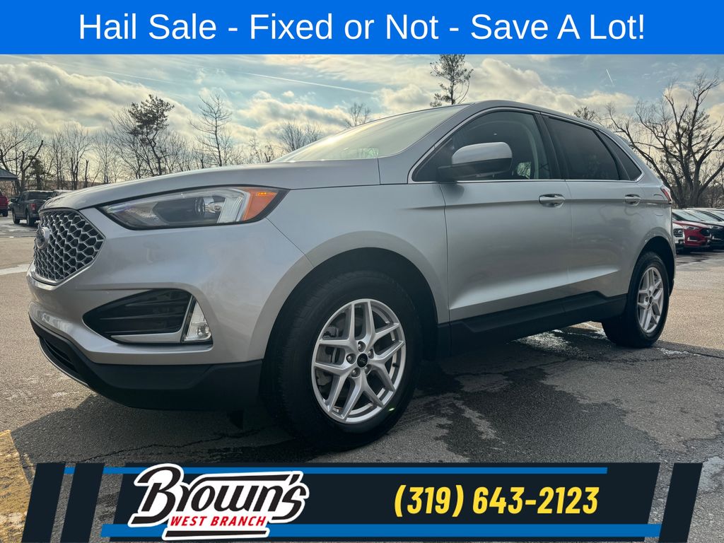 Silver Metallic 2024 Ford Edge SEL AWD SUV / Crossover All-Wheel Drive 8-Speed Automatic