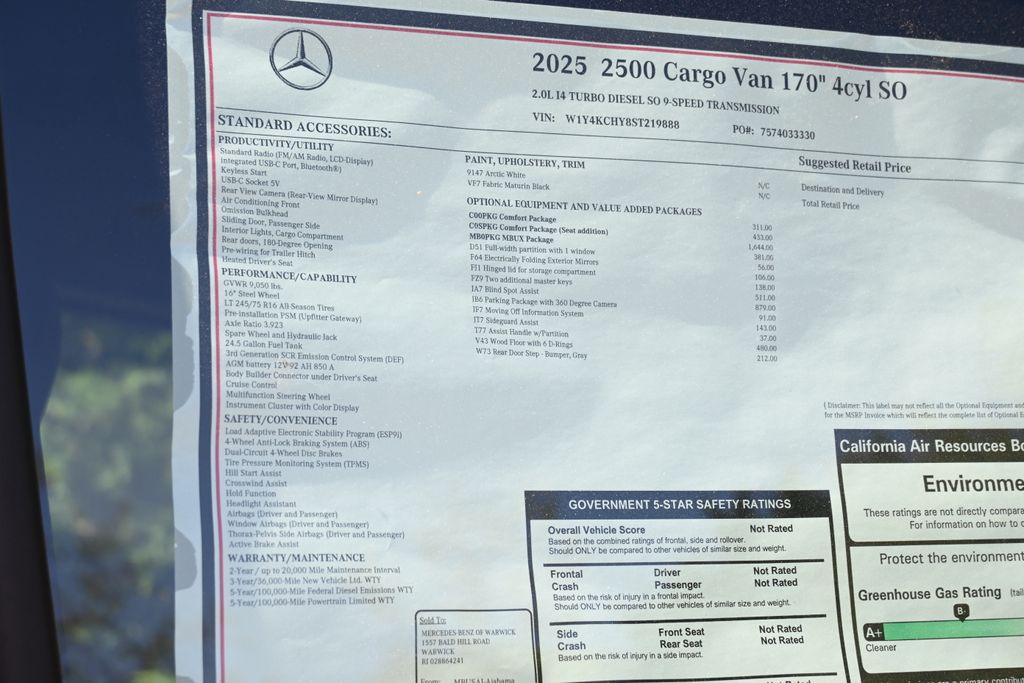 2025 Mercedes-Benz Sprinter 2500 26